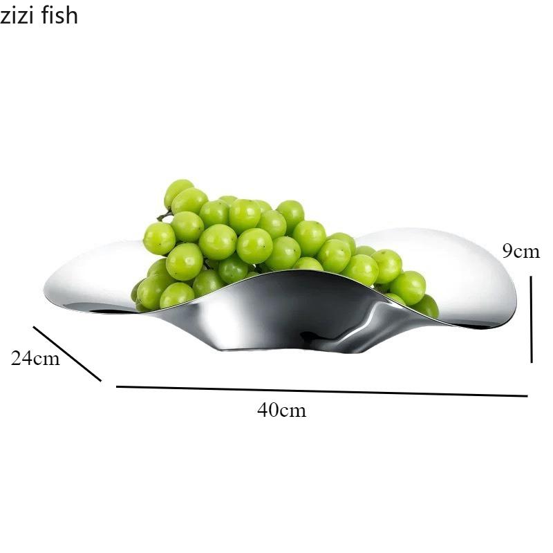 Irregular Stainless Steel Fruit Plate Salad Bowl Candy Tray Snack Bowl Tea Plate Dessert Plate Pastry Plates Dim Sum Dish
Irregular Stainless Steel Fruit Plate Salad Bowl Candy Tray Snack Bowl Tea Plate Dessert Plate Pastry Plates Dim Sum Dish