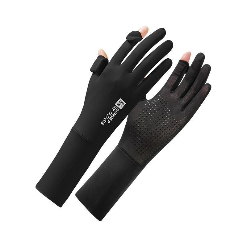 Summer Riding Sunscreen Gloves For Women Ice Silk Outdoor Driving Touchscreen Non-Slip Uv Resistant And Breathable Gloves A5
Summer Riding Sunscreen Gloves For Women Ice Silk Outdoor Driving Touchscreen Non-Slip Uv Resistant And Breathable Gloves A5