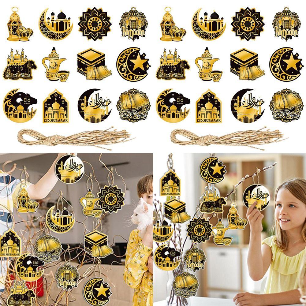 Star Moon Castle Eid Hanging Gift Tag Cartoon Ramadan Decor Eid Mubarak Hangings Pendant Festival 12pcs
Star Moon Castle Eid Hanging Gift Tag Cartoon Ramadan Decor Eid Mubarak Hangings Pendant Festival 12pcs