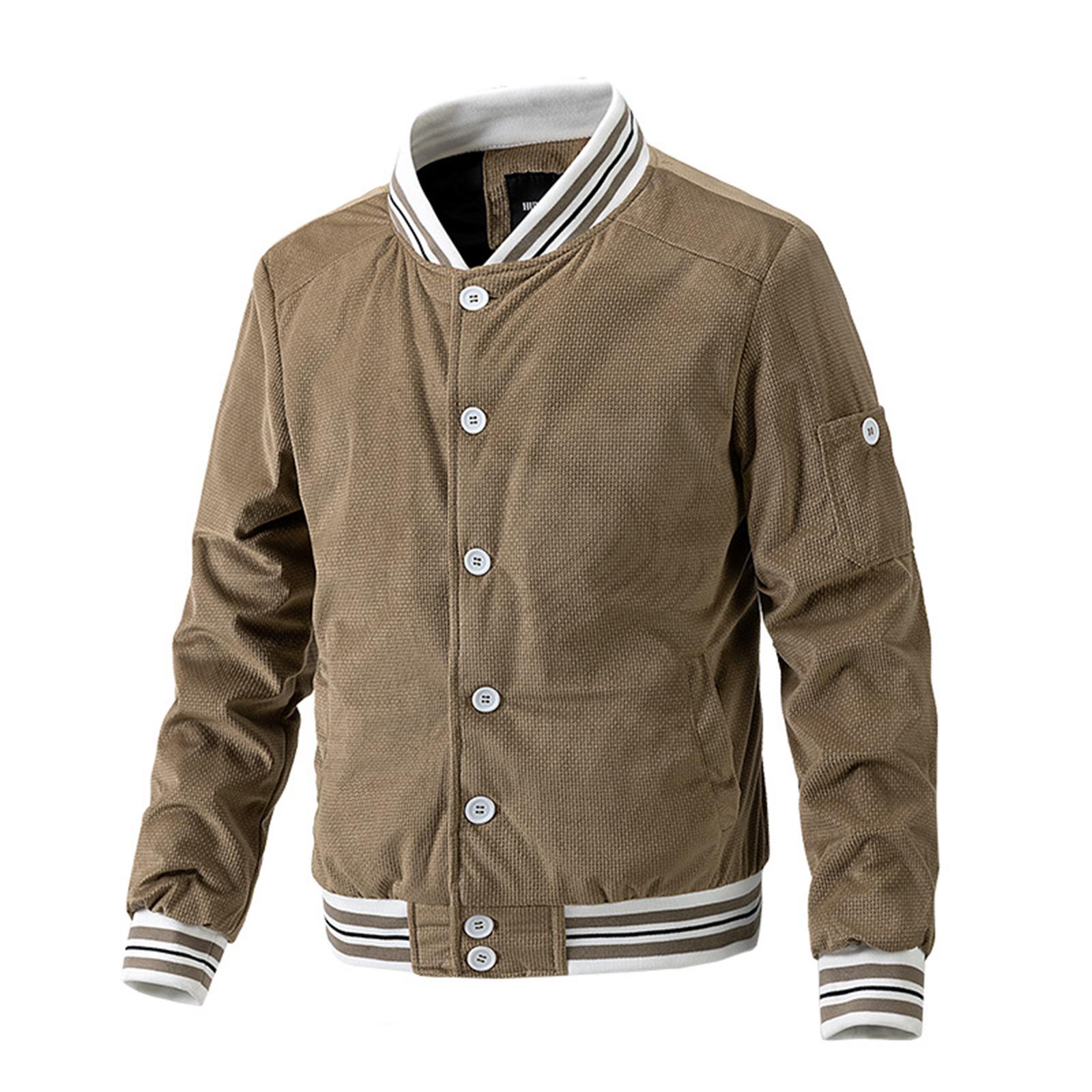 Men s Trendy Long-sleeved Corduroy Jacket XL хакі
Men s Trendy Long-sleeved Corduroy Jacket XL хакі