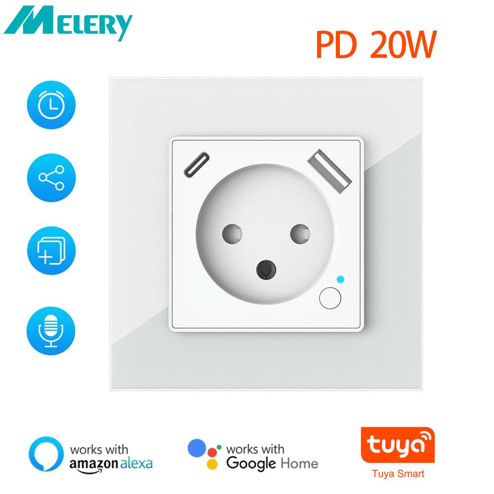 Wi-Fi Tuya art Израильская настенная розетка Стандарт ЕС Розетка USB/Type-C PD 20 Вт Порт зарядки для Iphone Alexa Google
Wi-Fi Tuya art Израильская настенная розетка Стандарт ЕС Розетка USB/Type-C PD 20 Вт Порт зарядки для Iphone Alexa Google