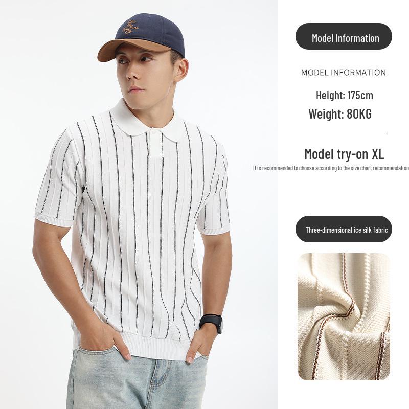 Men s High-Quality American Style Business Casual Polo Shirt with Lapel XL білий
Men s High-Quality American Style Business Casual Polo Shirt with Lapel XL білий