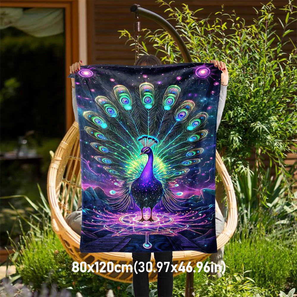 1PC peacock, cosmicOutdoor Flannel Blanket - Soft Plush Decor for Picnics, camping, Bedroom, Playroom, Office, or Lunch Break 1276A 80x120cm(31x47inch)
1PC peacock, cosmicOutdoor Flannel Blanket - Soft Plush Decor for Picnics, camping, Bedroom, Playroom, Office, or Lunch Break 1276A 80x120cm(31x47inch)