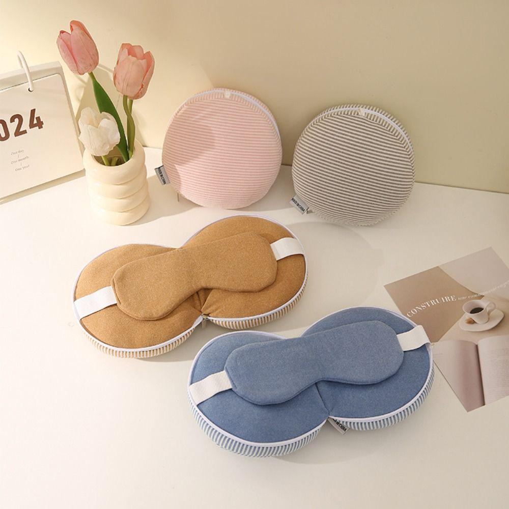 Portable 2 in 1 Neck Pillow Sleeping Mask Napping Sleeping Pillow New Travel Eye Cover рожевий
Portable 2 in 1 Neck Pillow Sleeping Mask Napping Sleeping Pillow New Travel Eye Cover рожевий