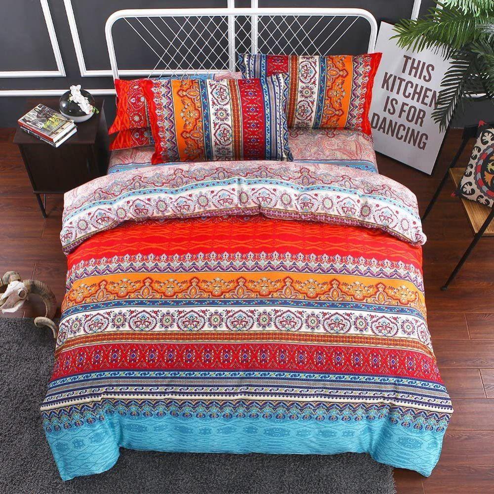 National Style Bohemian Bedding Set Comfortable Bohemian Quilt Cover Pillowcase Bedding
National Style Bohemian Bedding Set Comfortable Bohemian Quilt Cover Pillowcase Bedding