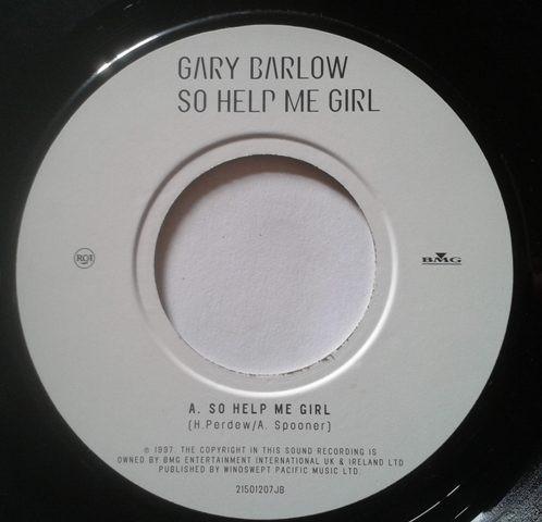 7inch Record GARY BARLOW So Help Me Girl 21501207JBPROMO RCA 1997 UK Pop Used
7inch Record GARY BARLOW So Help Me Girl 21501207JBPROMO RCA 1997 UK Pop Used