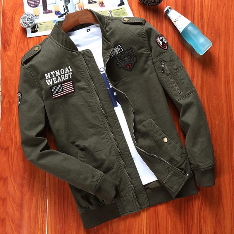 Men Casual Loose Coat Mens Bomber Jacket Cool Outwear 4XL зелений
Men Casual Loose Coat Mens Bomber Jacket Cool Outwear 4XL зелений