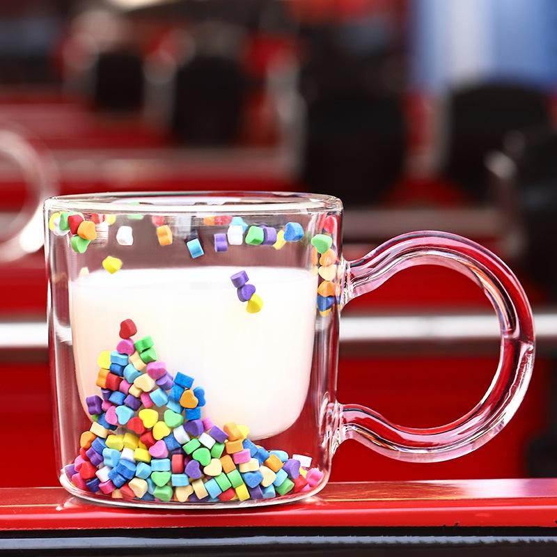 200 мл разноцветная чашка в форме сердца Quicksand, креативная двухслойная стеклянная чашка, кружка для кофе, молока, чая, сока, воды, стакан для напитков 200ml прозрачный
200 мл разноцветная чашка в форме сердца Quicksand, креативная двухслойная стеклянная чашка, кружка для кофе, молока, чая, сока, воды, стакан для напитков 200ml прозрачный