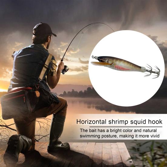 Luminous Shrimp Fishing Bait Hard Lure with Sharp Hook Realistic Looking Bright Color Mini Size Fishing Lure Accessory B
Luminous Shrimp Fishing Bait Hard Lure with Sharp Hook Realistic Looking Bright Color Mini Size Fishing Lure Accessory B
