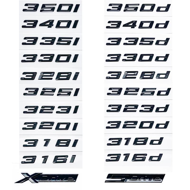 Glossy Black GT ABS Alphanumeric Emblem for BMW 3 Series E46 E90 F30 - 320i 320d 325i 325d 330i XDrive Trunk Logo Sticker 320i
Glossy Black GT ABS Alphanumeric Emblem for BMW 3 Series E46 E90 F30 - 320i 320d 325i 325d 330i XDrive Trunk Logo Sticker 320i