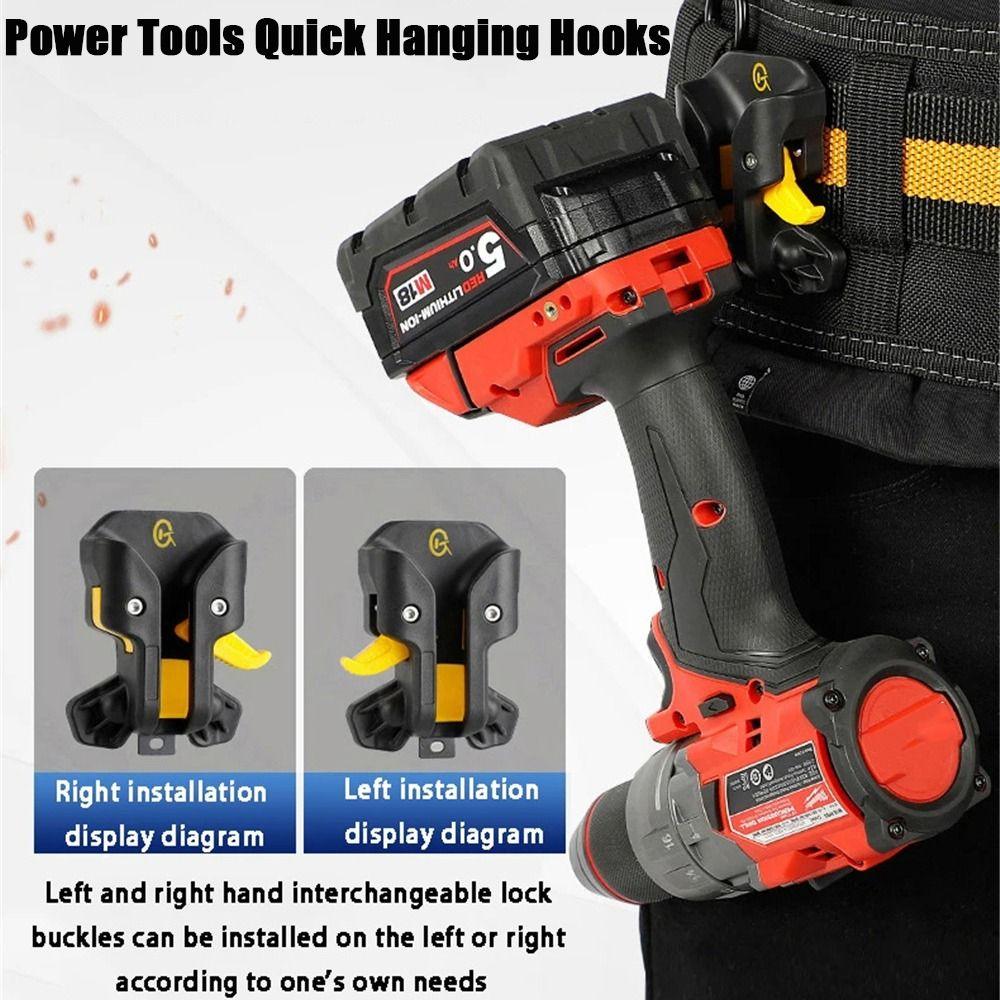 Quick Release Self-Locking Hooks Anti-fall Electric Drills Organizer Hook Electrician Style 1
Quick Release Self-Locking Hooks Anti-fall Electric Drills Organizer Hook Electrician Style 1
