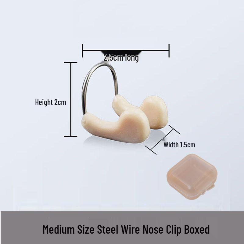 Silicone Waterproof Nose Clip with String - Swimming Gear
Silicone Waterproof Nose Clip with String - Swimming Gear