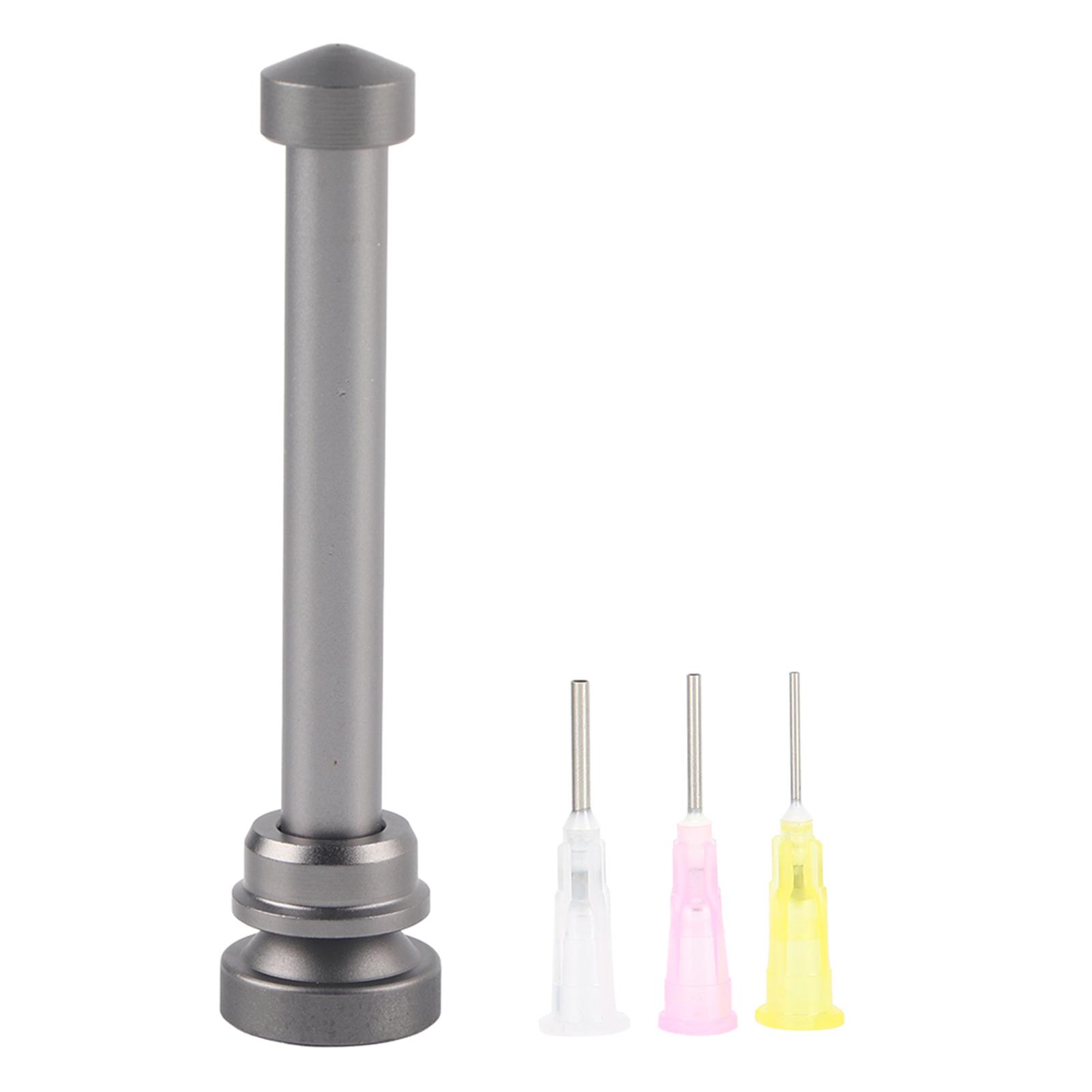 Syringe Welding Oil Partner Metal Push Rod Boosting Needle Soldering Flux Assistor 
Syringe Welding Oil Partner Metal Push Rod Boosting Needle Soldering Flux Assistor