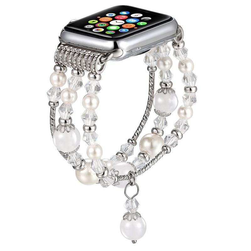 Agate Beads Pearl Watch Bracelet Band for Apple Watch Series 10 46mm/Ultra 2 Ultra 49mm/9 8 7 45mm/SE (2023) SE (2022) SE 6 5 4 44mm/3 2 1 42mm Pink
Agate Beads Pearl Watch Bracelet Band for Apple Watch Series 10 46mm/Ultra 2 Ultra 49mm/9 8 7 45mm/SE (2023) SE (2022) SE 6 5 4 44mm/3 2 1 42mm Pink