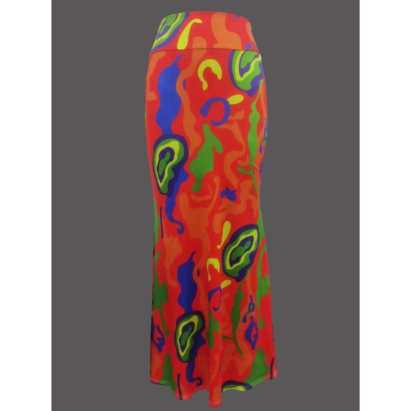 Spring/Summer High Waist Elastic Printed Hip Wrap Fishtail Skirt XXXL
Spring/Summer High Waist Elastic Printed Hip Wrap Fishtail Skirt XXXL