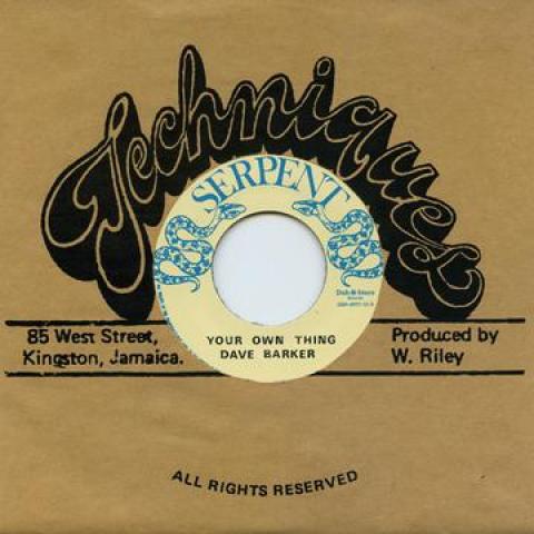 7inch Record DAVE BARKER / TECHNIQUES - Your Own Thing / War Boat DSRWR710 Techniques/Dub 2015 Japan Reggae, Ska & Dub
7inch Record DAVE BARKER / TECHNIQUES - Your Own Thing / War Boat DSRWR710 Techniques/Dub 2015 Japan Reggae, Ska & Dub
