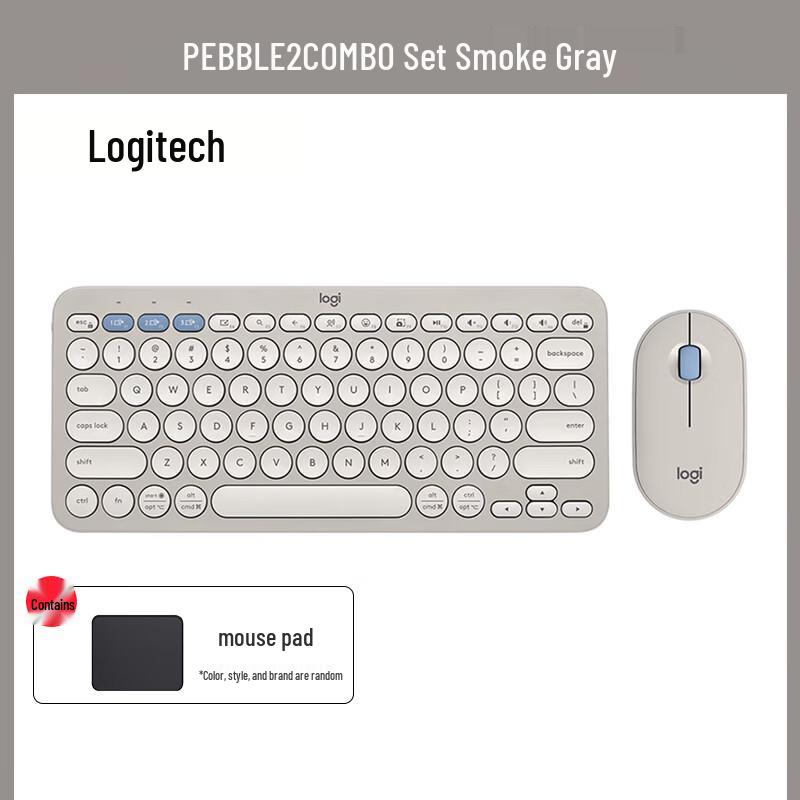 Logitech PEBBLE 2 COMBO Wireless Dual-Mode Keyboard Mouse Set
Logitech PEBBLE 2 COMBO Wireless Dual-Mode Keyboard Mouse Set