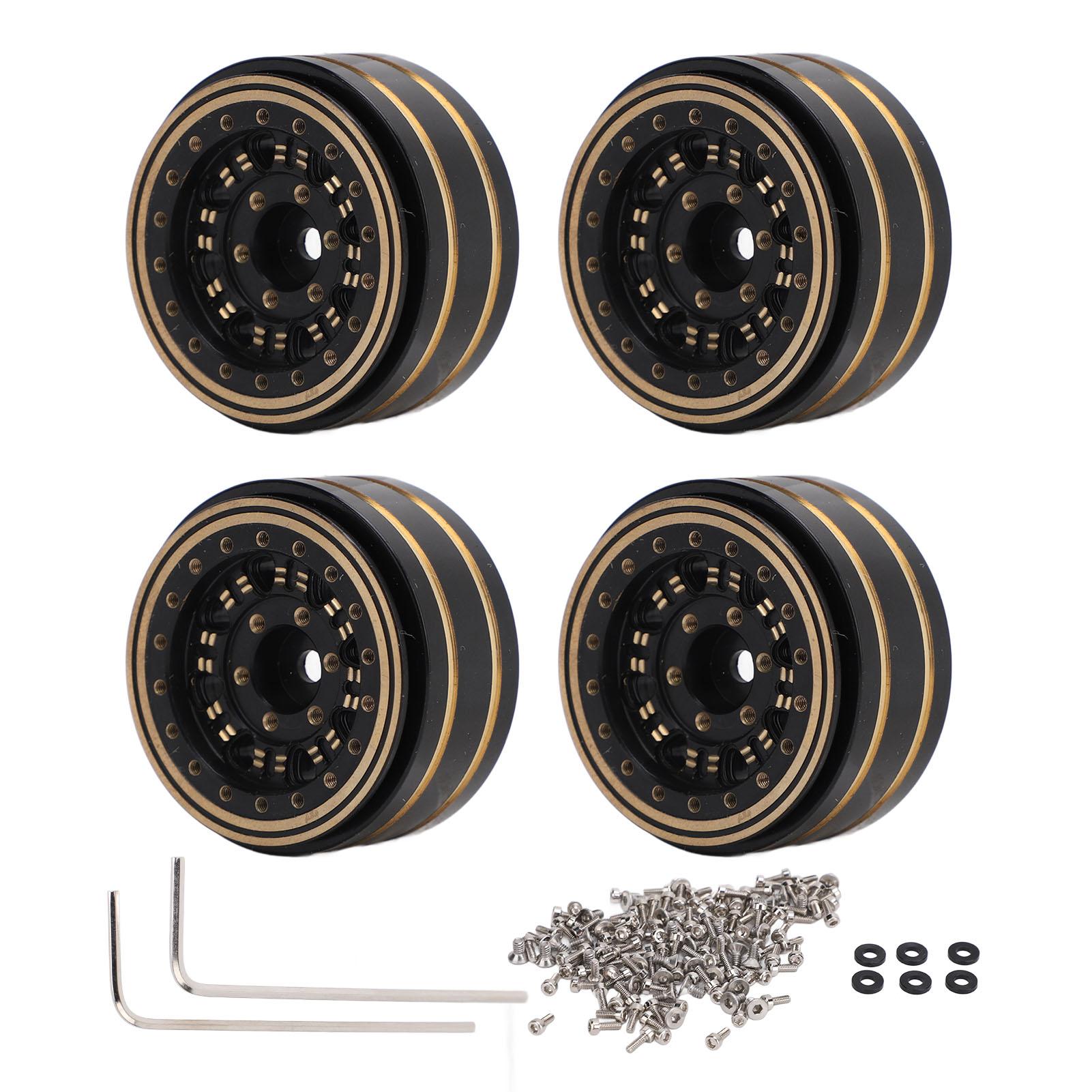 4pcs 1.2 Inches Beadlock Wheels Rim Increased Stability Brass RC Crawler Wheel Rim Upgrade
4pcs 1.2 Inches Beadlock Wheels Rim Increased Stability Brass RC Crawler Wheel Rim Upgrade