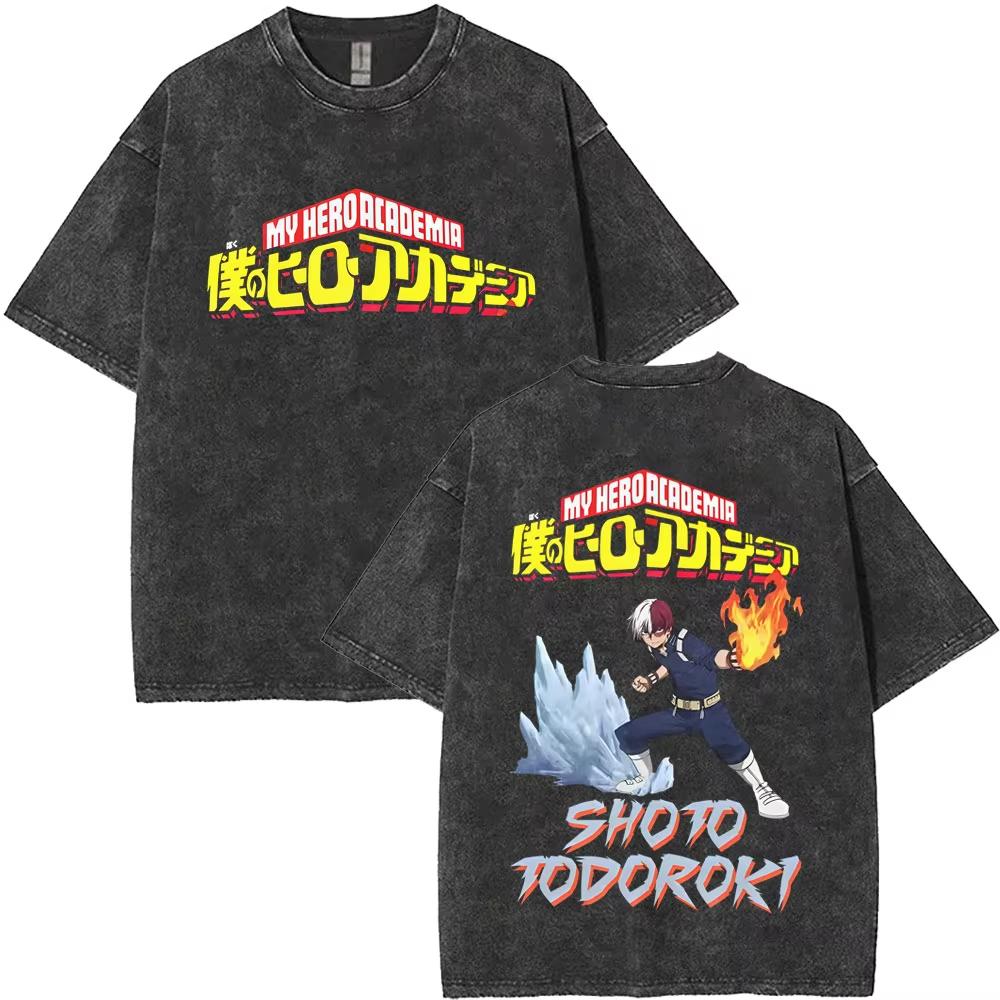 Anime My Hero Academia Todoroki Shoto Graphic T Shirt Men Women Retro Cotton Tshirt Male Manga Ocollar Washed Vintage Tshirts M
Anime My Hero Academia Todoroki Shoto Graphic T Shirt Men Women Retro Cotton Tshirt Male Manga Ocollar Washed Vintage Tshirts M