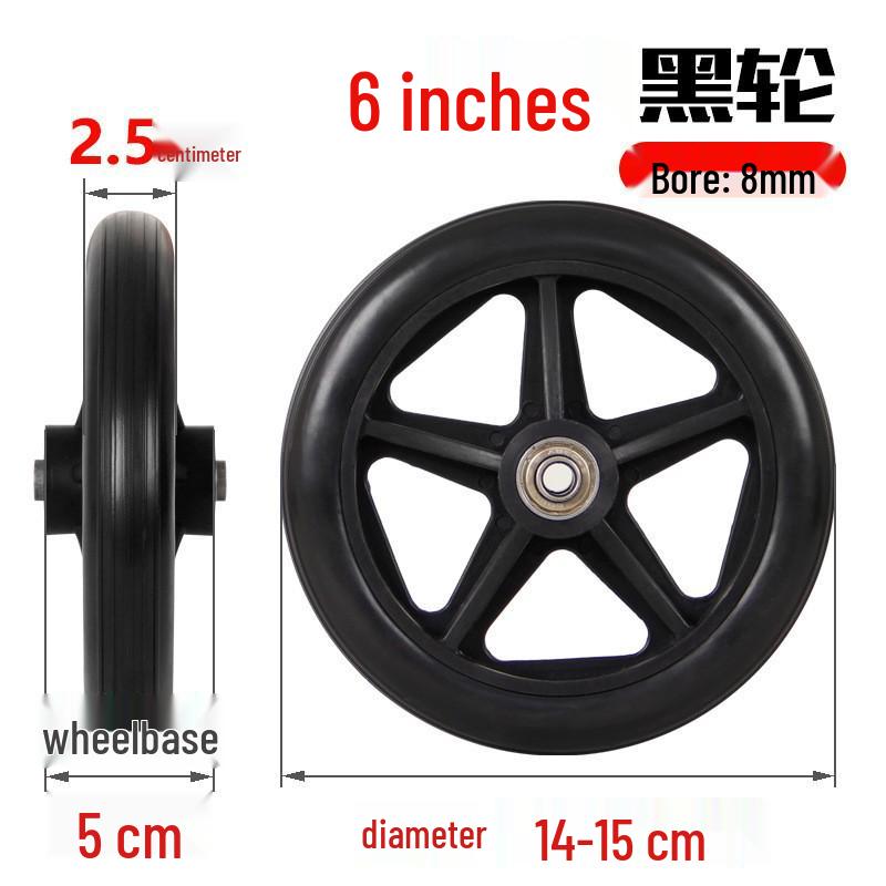 Универсальный комплект литых передних колес для инвалидной коляски с подшипниками и винтами 6, 7, 8 дюймов
Универсальный комплект литых передних колес для инвалидной коляски с подшипниками и винтами 6, 7, 8 дюймов