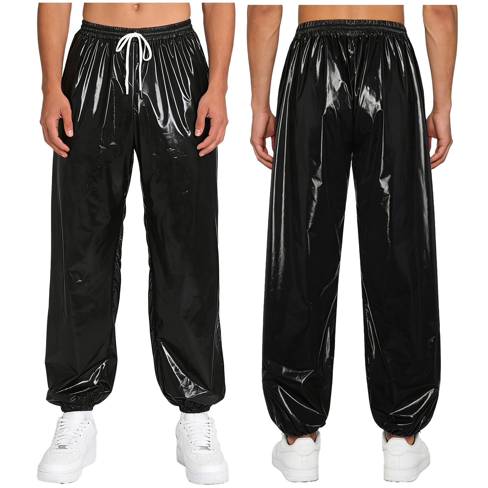 Elastic Waistband Waterproof Pants for Men S-3XL: Drawstring Closure Side Pocket Jogging Trousers for Workout & Beach S чорний
Elastic Waistband Waterproof Pants for Men S-3XL: Drawstring Closure Side Pocket Jogging Trousers for Workout & Beach S чорний