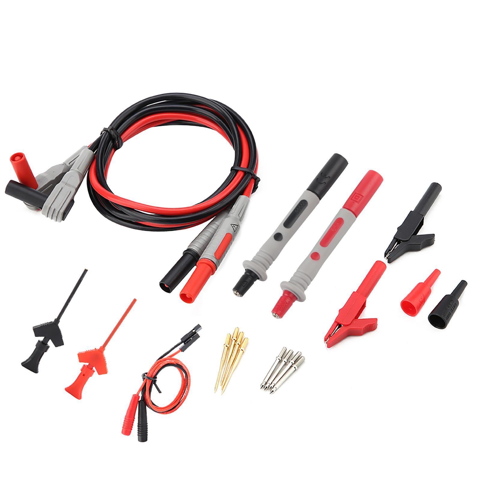 P1300C Electronic Digital Multimeter Test s with Crocodile Clips Replaceable Probe Tips Set
P1300C Electronic Digital Multimeter Test s with Crocodile Clips Replaceable Probe Tips Set