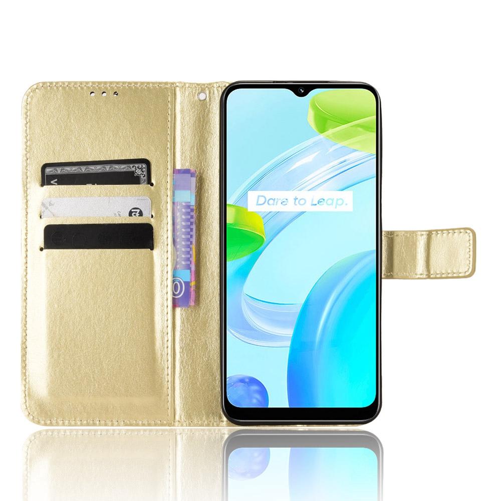 Mobile Phone Case Bag for Realme C30 4G,Crazy Horse Texture PU Leather Cover Stand Wallet Gold
Mobile Phone Case Bag for Realme C30 4G,Crazy Horse Texture PU Leather Cover Stand Wallet Gold