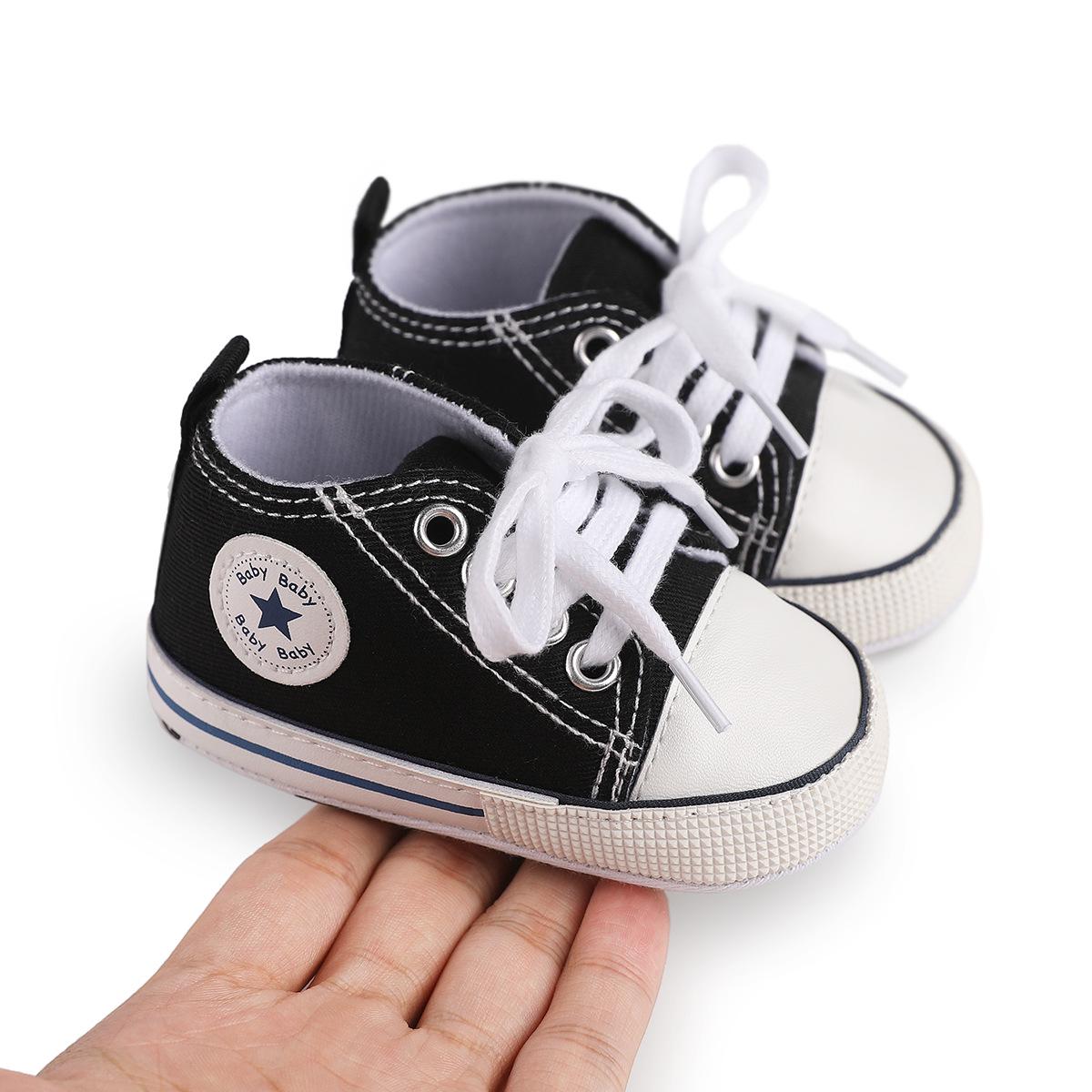 Popular Soft-Soled Canvas Baby Walking Shoes 11cm/49g чёрный
Popular Soft-Soled Canvas Baby Walking Shoes 11cm/49g чёрный