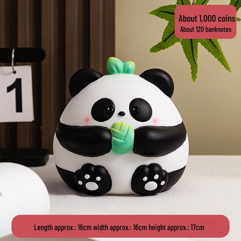 Panda Silicone Piggy Bank: Durable, Large Capacity Savings Jar for Kids, Drop-Resistant Coin Bank and Cute Desktop Decoration.
Panda Silicone Piggy Bank: Durable, Large Capacity Savings Jar for Kids, Drop-Resistant Coin Bank and Cute Desktop Decoration.