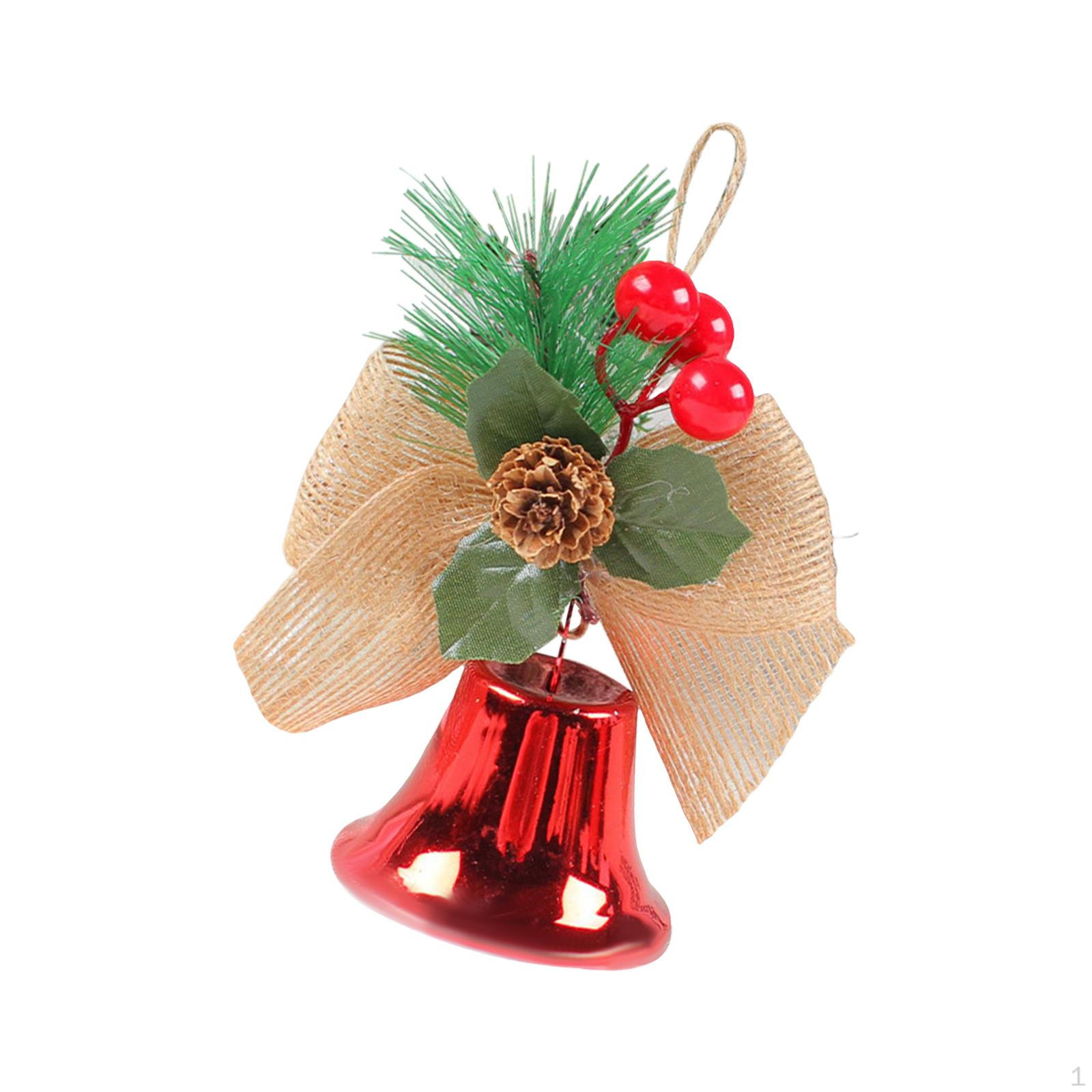 Bells Bow Ornament Pendant Decorative for Festival 1 Red
Bells Bow Ornament Pendant Decorative for Festival 1 Red