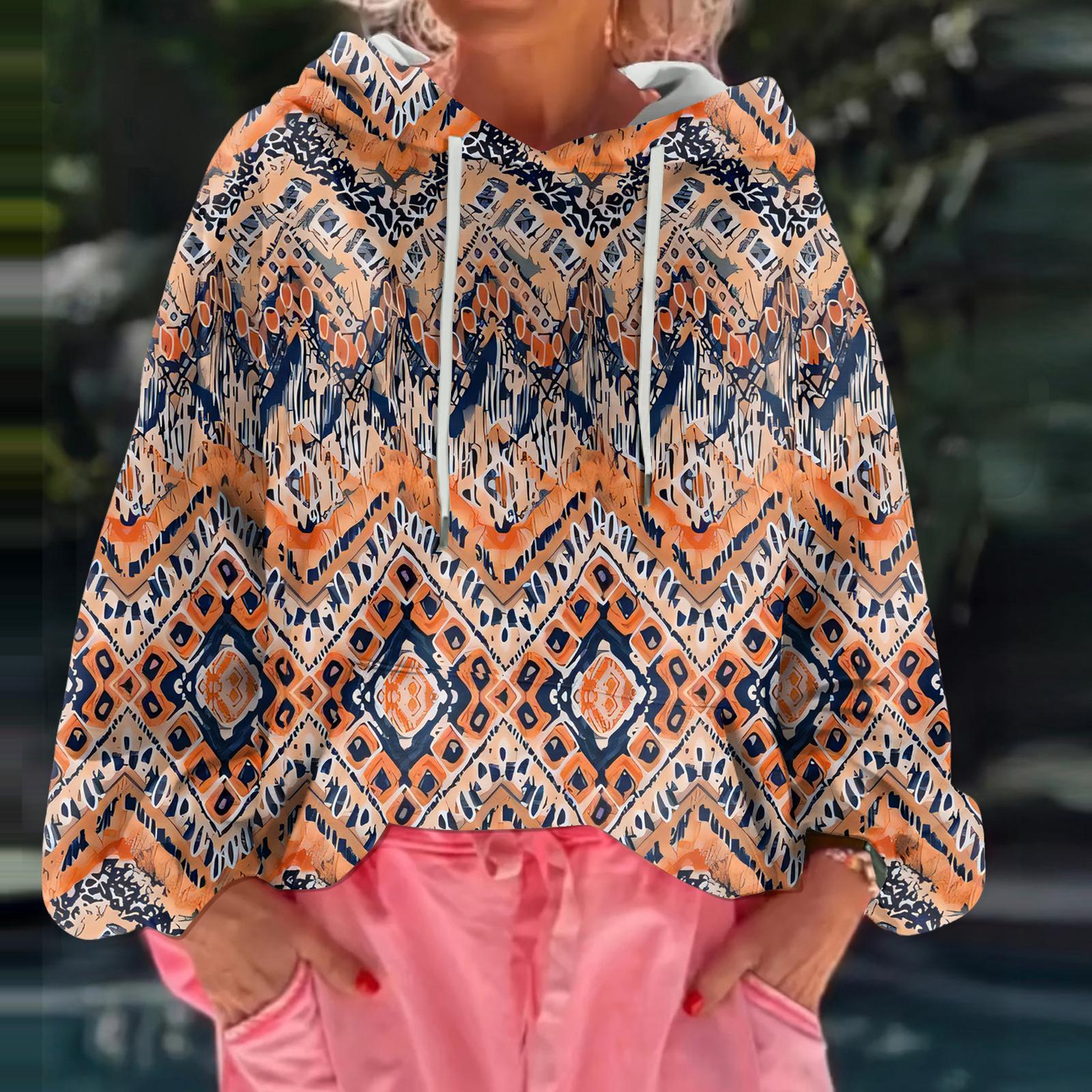 Женский худи свободного кроя с цветочным принтом и длинными рукавами XXL оранжевый
Женский худи свободного кроя с цветочным принтом и длинными рукавами XXL оранжевый