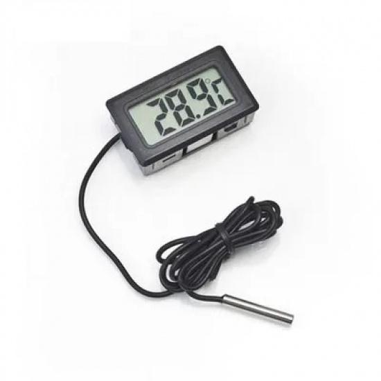 Mini digital LCD thermometer -50~110degree Thermometer Sensor with waterproof probe for household Water tank refrigerator чорний
Mini digital LCD thermometer -50~110degree Thermometer Sensor with waterproof probe for household Water tank refrigerator чорний