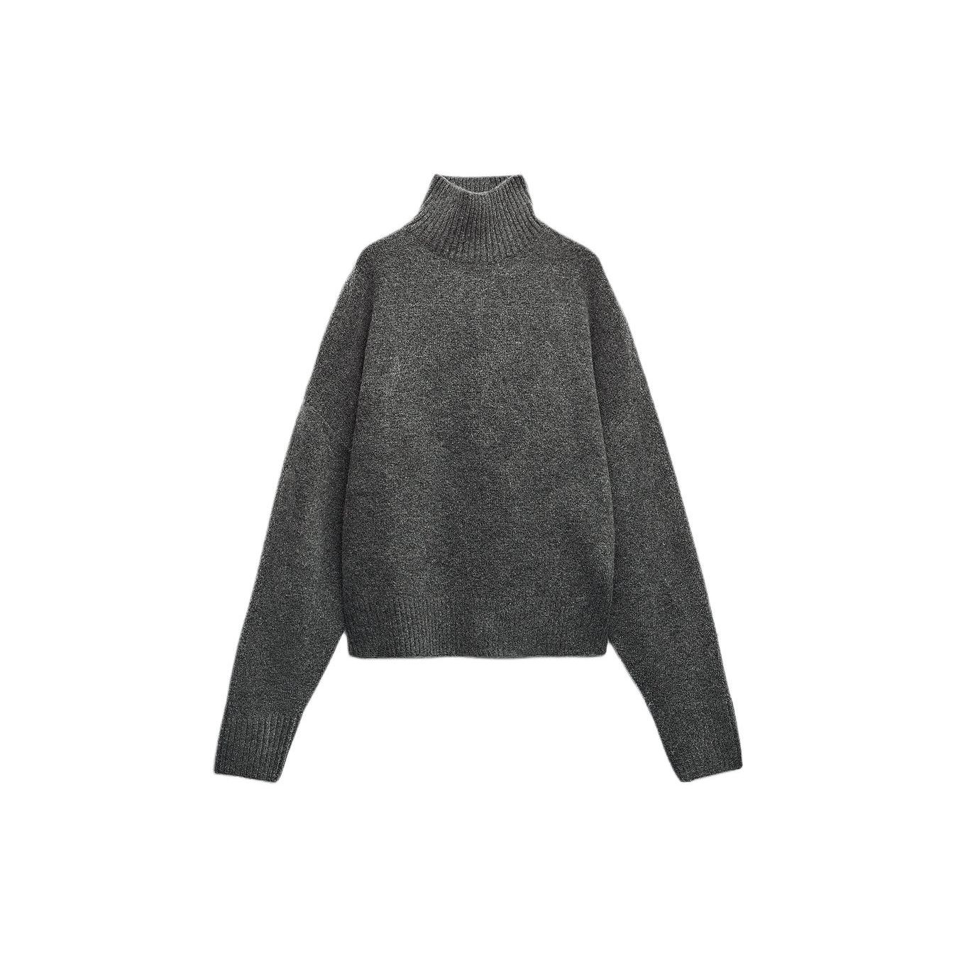 Zara Solid Color Long Sleeve High Neck Fashion Simple Sweater Women sweater Medium-Gray 02142187809-33 S
Zara Solid Color Long Sleeve High Neck Fashion Simple Sweater Women sweater Medium-Gray 02142187809-33 S