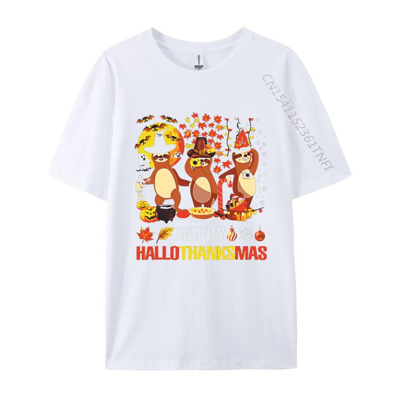 Graphic T Shirts Sloths Happy Hallothanksmas Halloween T Shirts For Men Cotton Tshirt Leisure Tee Clothing Enthusiast S
Graphic T Shirts Sloths Happy Hallothanksmas Halloween T Shirts For Men Cotton Tshirt Leisure Tee Clothing Enthusiast S