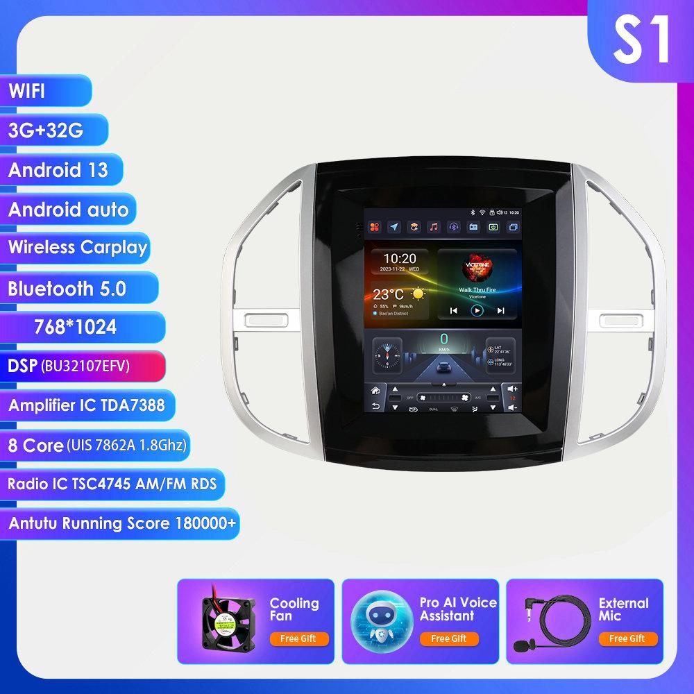 Hizpo 9.7 Intelligent Screen 2din Android Car Radio Multimedia Video Player for Benz Vito 2014 - 2020 GPS Carplay Auto Stereo 4G RDS S1 8Core 3G 32G AI
Hizpo 9.7 Intelligent Screen 2din Android Car Radio Multimedia Video Player for Benz Vito 2014 - 2020 GPS Carplay Auto Stereo 4G RDS S1 8Core 3G 32G AI