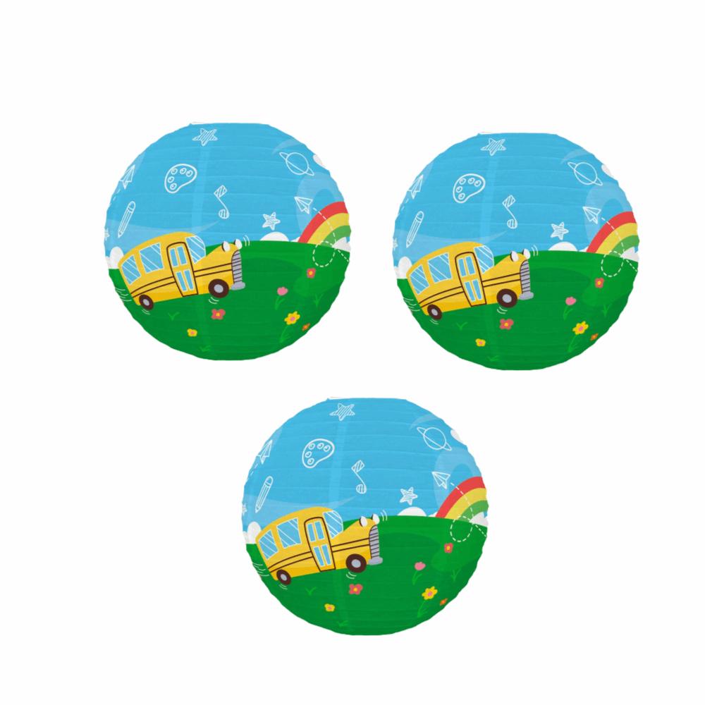 3PCS DIY Paper Lantern Decoration Paper Shaped School Bus Paper Lantern Classroom Decoration синій
3PCS DIY Paper Lantern Decoration Paper Shaped School Bus Paper Lantern Classroom Decoration синій
