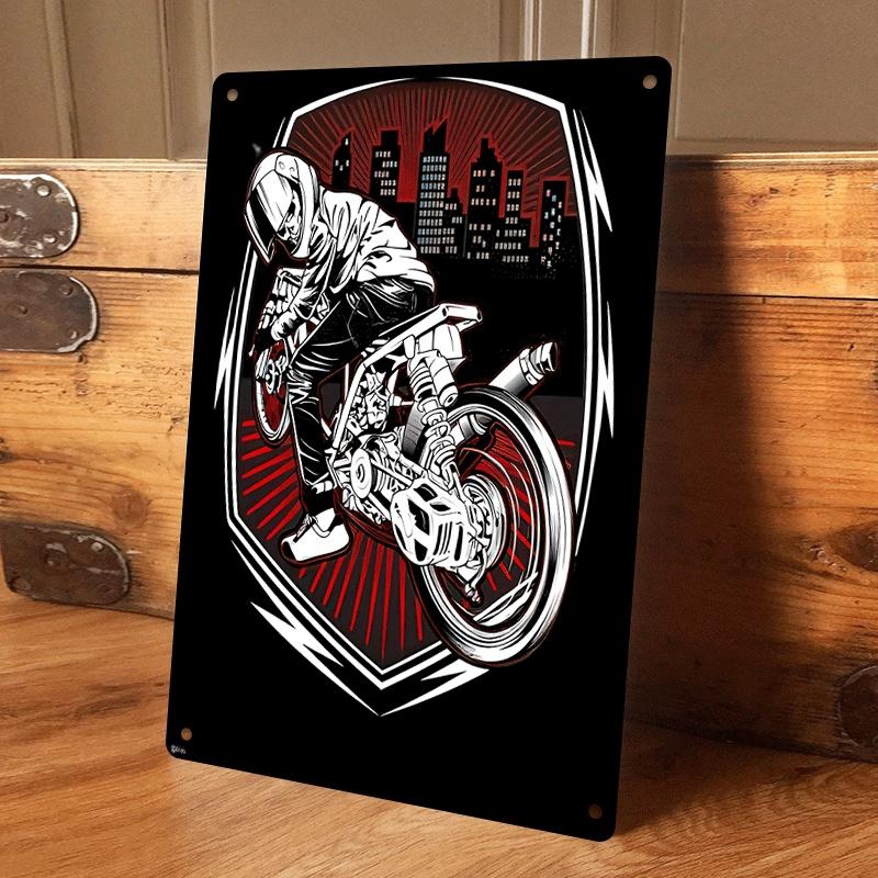 1 piece of Motorcyclist City Night Scene Tin Plate Hanging Plaque Creative Home Wall Decoration Living Room Bar Retro Industrial (as the picture,20x30cm)
1 piece of Motorcyclist City Night Scene Tin Plate Hanging Plaque Creative Home Wall Decoration Living Room Bar Retro Industrial (as the picture,20x30cm)
