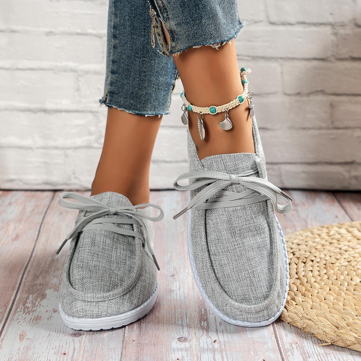 Літні жіночі кросівки, парусинові туфлі, модні вулканізовані балетки, жіночі лофери, жіноче спортивне взуття, повсякденні кросівки Zapatos De Mujer 43 сірий колір
Літні жіночі кросівки, парусинові туфлі, модні вулканізовані балетки, жіночі лофери, жіноче спортивне взуття, повсякденні кросівки Zapatos De Mujer 43 сірий колір