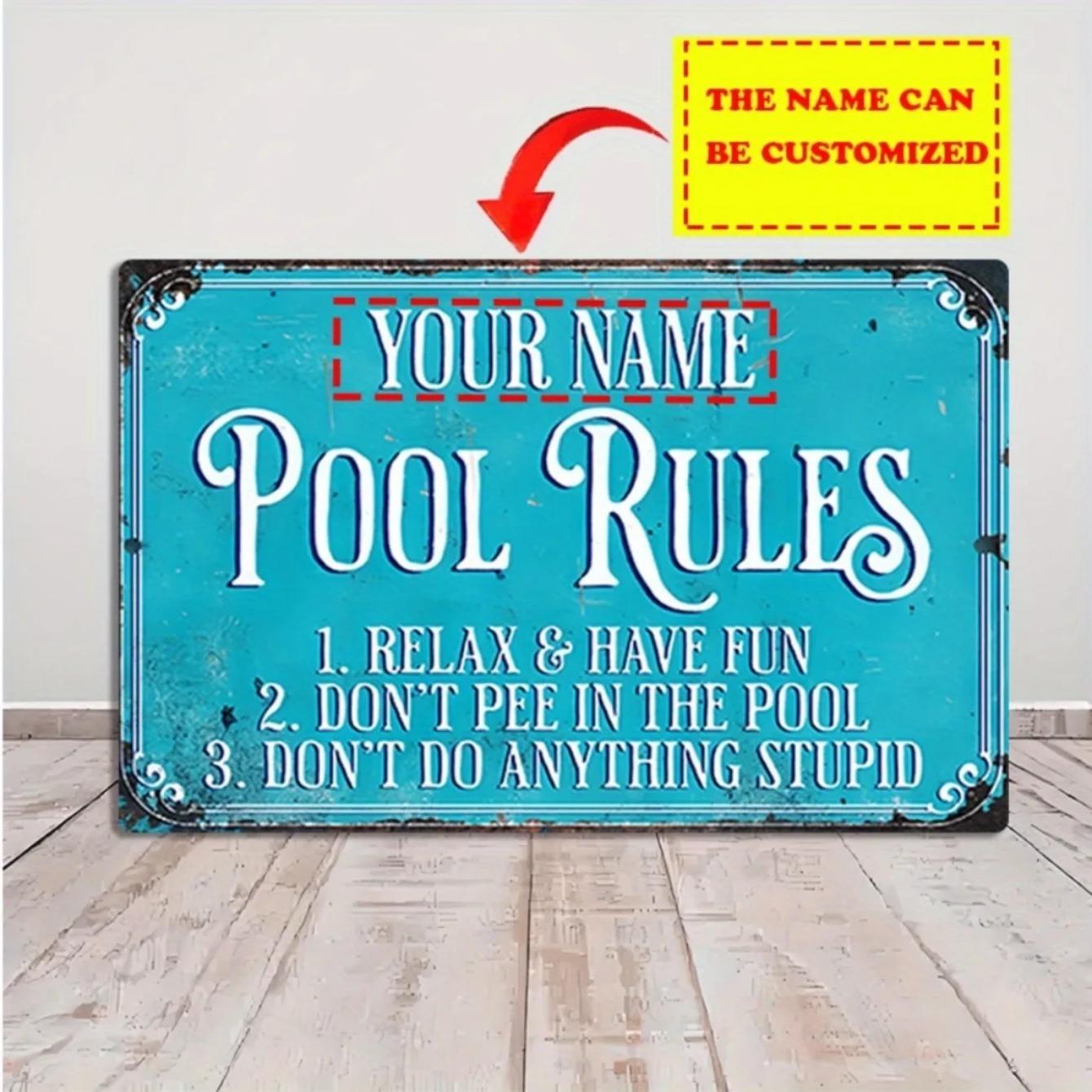 Customizable Personalized Name Aluminum Sign Life Is Better At The Pool Bar Poolside Garden Wall Decor красный
Customizable Personalized Name Aluminum Sign Life Is Better At The Pool Bar Poolside Garden Wall Decor красный