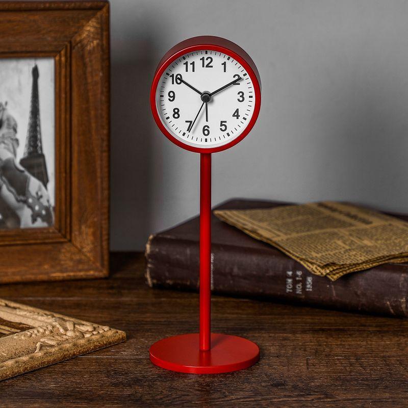 BEPAN 1PC Simple Nordic Style Alarm Clock Creative Silent Desk Clock for Students Bedroom Home Decorative Desktop Ornament червоний
BEPAN 1PC Simple Nordic Style Alarm Clock Creative Silent Desk Clock for Students Bedroom Home Decorative Desktop Ornament червоний