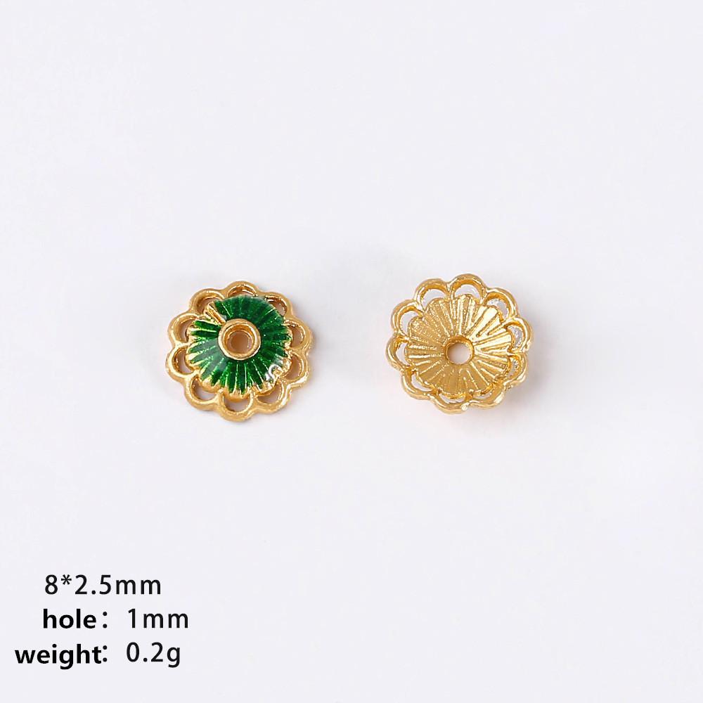 20pcs/Lot Enamel Flower Bead Caps For Jewelry Making Supplies Ethnic Vintage Accessories DIY Bracelets Anklet Bohemian Materials
20pcs/Lot Enamel Flower Bead Caps For Jewelry Making Supplies Ethnic Vintage Accessories DIY Bracelets Anklet Bohemian Materials