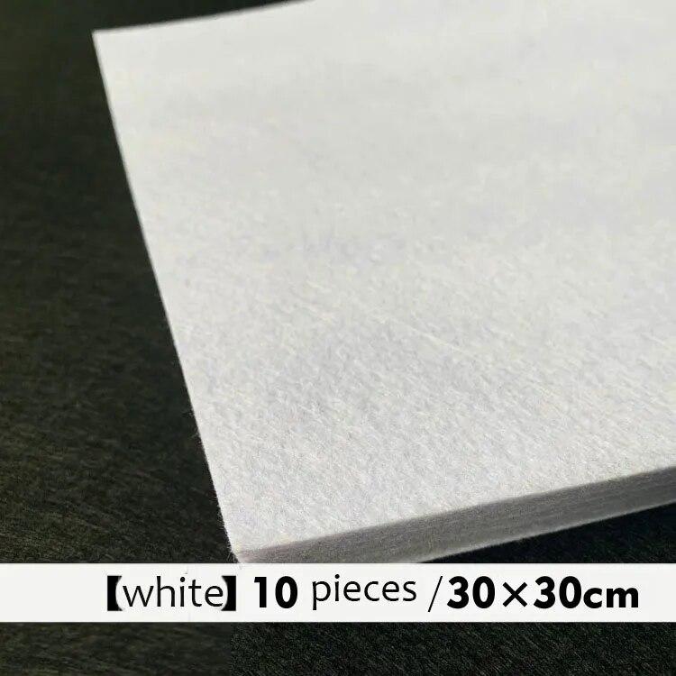 10Pcs Soft Felt Fabric Sheet Assorted Color Patchwork Sewing DIY Craft Squares Nonwoven 1mm Thick Handmade Fabric Weaving білий
10Pcs Soft Felt Fabric Sheet Assorted Color Patchwork Sewing DIY Craft Squares Nonwoven 1mm Thick Handmade Fabric Weaving білий