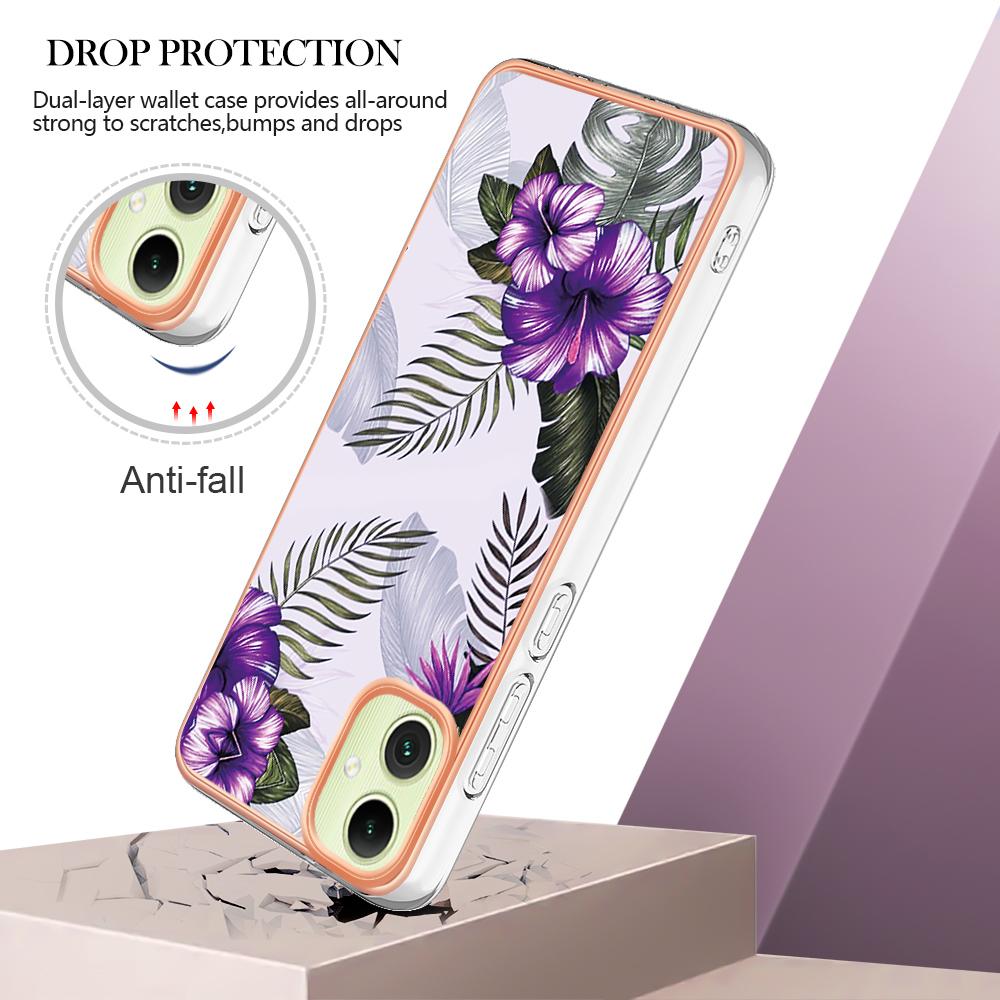 For Samsung Galaxy A06 4G Case with IMD Marble Flower Pattern TPU Mobile Back Cover Milky Way Marble Blue
For Samsung Galaxy A06 4G Case with IMD Marble Flower Pattern TPU Mobile Back Cover Milky Way Marble Blue