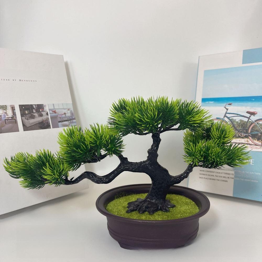 New Green Artificial Bonsai Tree Simulated Black Artificial Plant Greenery Greeting Pine Fake Potted Plant Indoor Decoration
New Green Artificial Bonsai Tree Simulated Black Artificial Plant Greenery Greeting Pine Fake Potted Plant Indoor Decoration