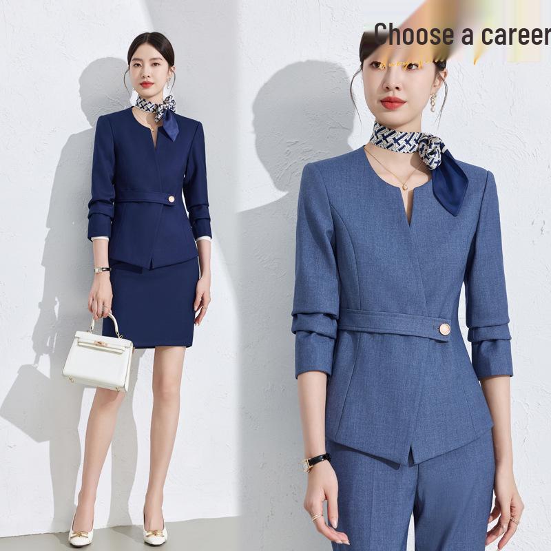 Women s 2024 Blue Professional Suit Jacket - Spring & Autumn Interview & Workwear Set Large
Women s 2024 Blue Professional Suit Jacket - Spring & Autumn Interview & Workwear Set Large