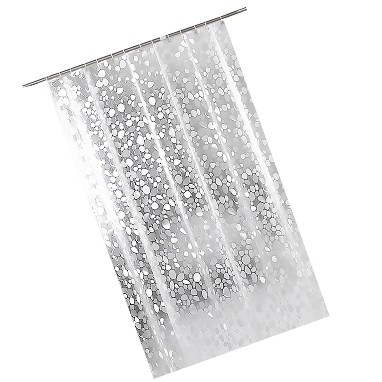1 шт. Занавеска для душа с крючками ПВХ Водонепроницаемая Устойчивая к плесени Антибактериальная 3D Белая Полупрозрачная Галька Душ 180cm * 200cm белый
1 шт. Занавеска для душа с крючками ПВХ Водонепроницаемая Устойчивая к плесени Антибактериальная 3D Белая Полупрозрачная Галька Душ 180cm * 200cm белый