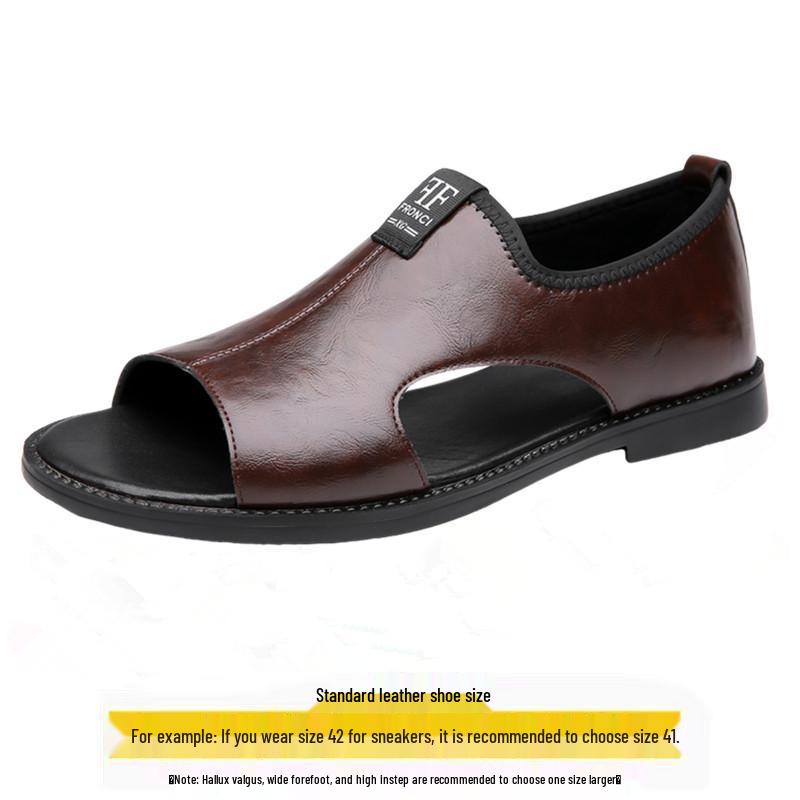 Мужские кожаные пляжные сандалии 2025 - Дышащие, Нескользящие, Полый дизайн, Очень большие размеры, Повседневная уличная обувь 38
Мужские кожаные пляжные сандалии 2025 - Дышащие, Нескользящие, Полый дизайн, Очень большие размеры, Повседневная уличная обувь 38