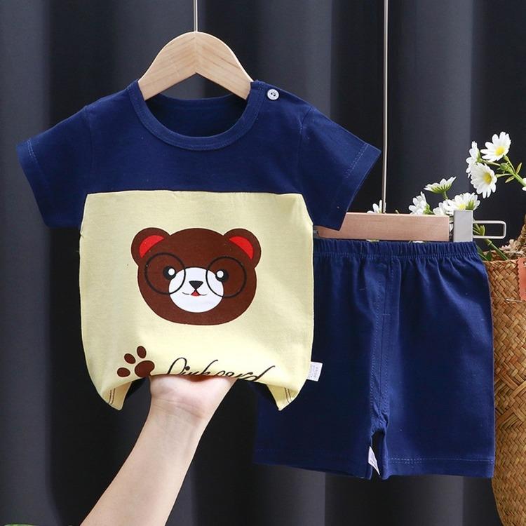 Детская повседневная одежда с милым принтом, летние шорты, футболки, брюки, одежда для отдыха, удобный хлопковый костюм 80
Детская повседневная одежда с милым принтом, летние шорты, футболки, брюки, одежда для отдыха, удобный хлопковый костюм 80