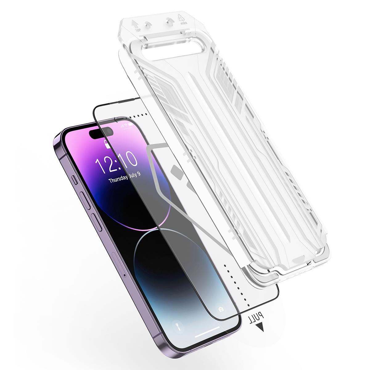 WIWU SQ-005 For iPhone 15 Pro Max Tempered Glass Screen Film 2.5D Silk Printing HD Screen Protector with Tools As Shown A
WIWU SQ-005 For iPhone 15 Pro Max Tempered Glass Screen Film 2.5D Silk Printing HD Screen Protector with Tools As Shown A