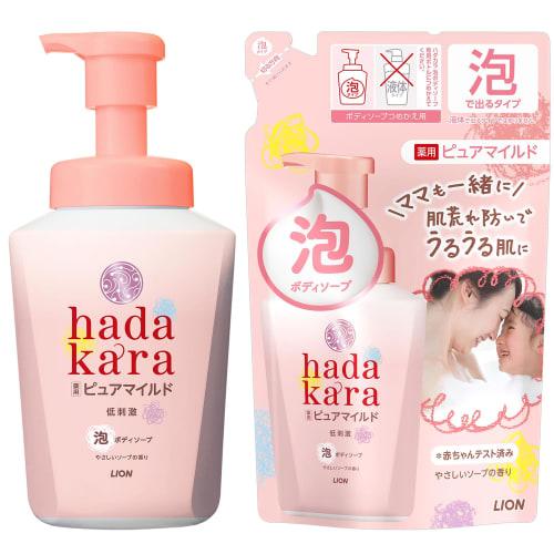 Hadakara body soap foam medicated pure mild type 550ml + refill 440ml foam body soap hypoallergenic formula quasi-drug
Hadakara body soap foam medicated pure mild type 550ml + refill 440ml foam body soap hypoallergenic formula quasi-drug